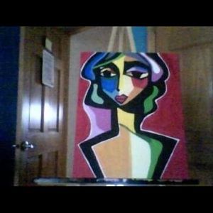 Hand Painted Abstract